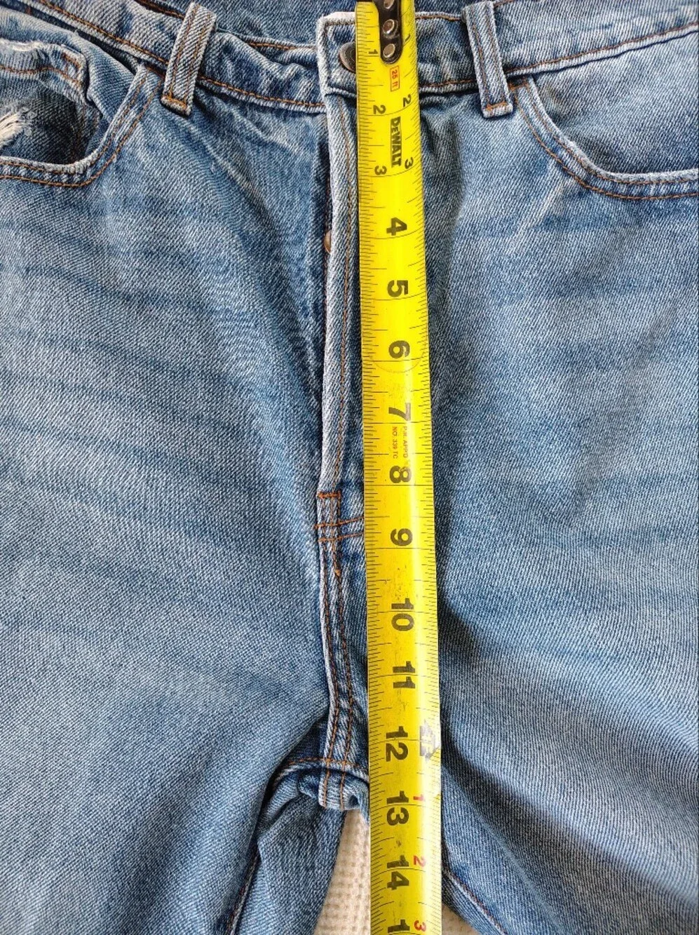 Cello Blue Distressed Wide-Leg Women's Jeans Size 11
